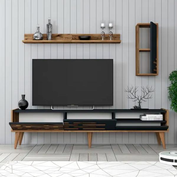 Комплекты ТВ-зона Trendy Valensiya 35 см x 45 см x 180 см / Antracit photo 2