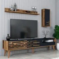 Seturi zona TV Trendy Valensiya 35 cm x 45 cm x 180 cm / Antracit photo 4
