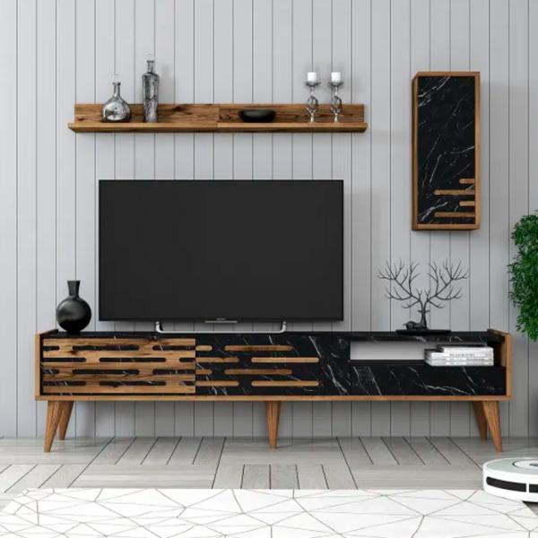 Комплекты ТВ-зона Trendy Valensiya 35 см x 45 см x 180 см / Черный photo 2
