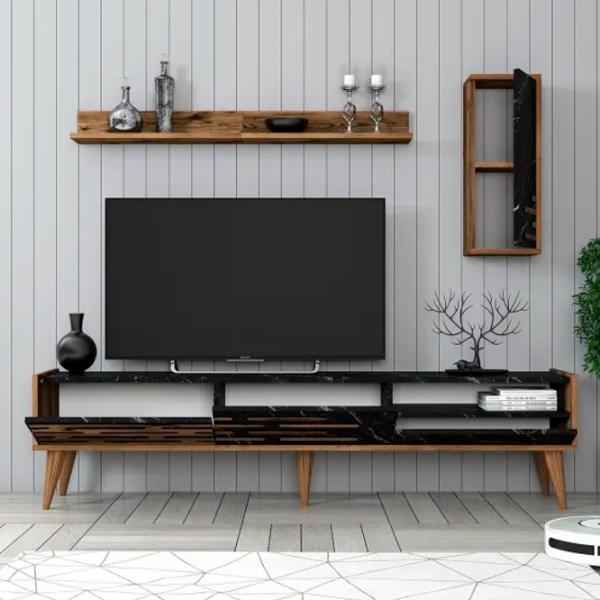 Комплекты ТВ-зона Trendy Valensiya 35 см x 45 см x 180 см / Черный photo 3