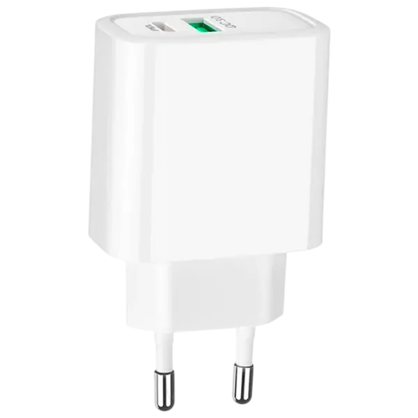 Încărcător de rețea XPower PD + USB QC3.0 2 A / White photo 2
