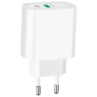 Încărcător de rețea XPower PD + USB QC3.0 2 A / White photo 2