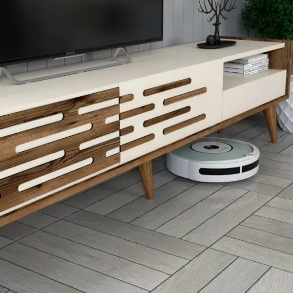 Комплекты ТВ-зона Trendy Valensiya 35 см x 45 см x 180 см / Кремовый photo 5