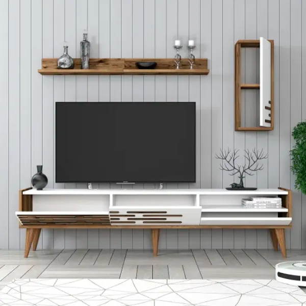 Комплекты ТВ-зона Trendy Valensiya 35 см x 45 см x 180 см / Белый photo 3
