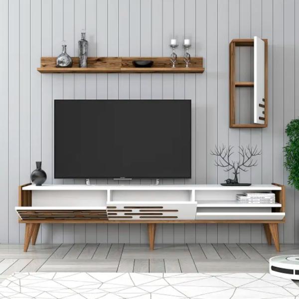 Комплекты ТВ-зона Trendy Valensiya 35 см x 45 см x 180 см / Белый photo 3