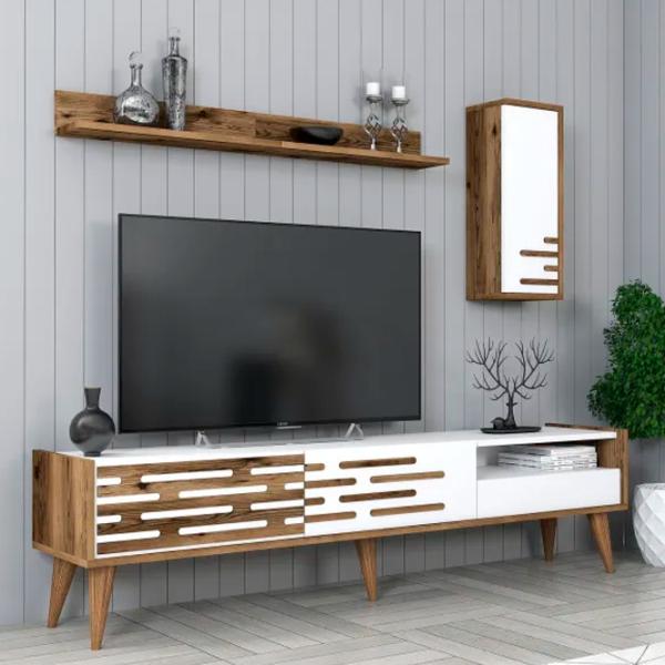 Комплекты ТВ-зона Trendy Valensiya 35 см x 45 см x 180 см / Белый photo 4