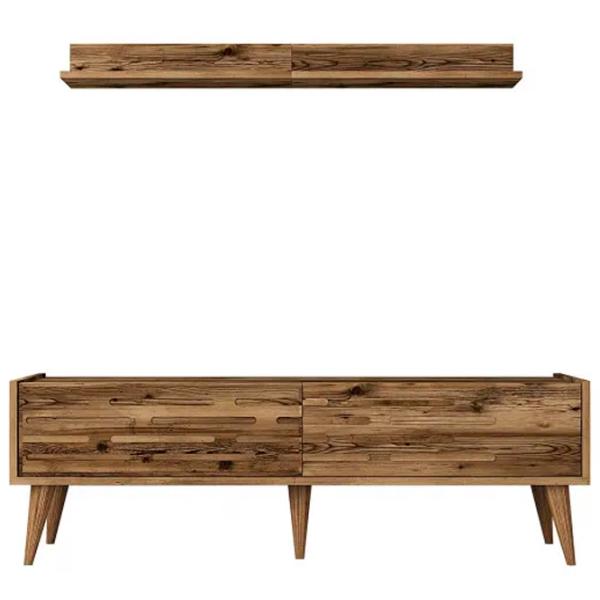 Комплекты ТВ-зона Trendy Valensiya 35 см x 45 см x 140 см / Коричневый photo 1