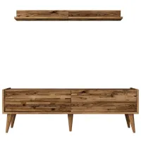 Комплекты ТВ-зона Trendy Valensiya 35 см x 45 см x 140 см / Коричневый