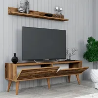 Seturi zona TV Trendy Valensiya 35 cm x 45 cm x 140 cm / Brown photo 4