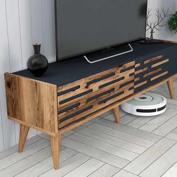 Комплекты ТВ-зона Trendy Valensiya 35 см x 45 см x 140 см / Antracit photo 5