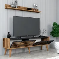 Seturi zona TV Trendy Valensiya 35 cm x 45 cm x 140 cm / Antracit photo 4