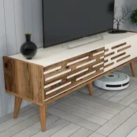 Seturi zona TV Trendy Valensiya 35 cm x 45 cm x 140 cm / Cream photo 5