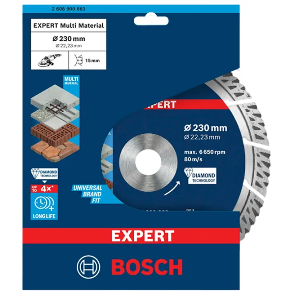 Алмазный отрезной диск Bosch 2608900663  photo 2