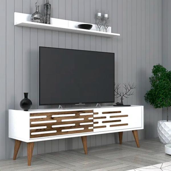 Комплекты ТВ-зона Trendy Valensiya 35 см x 45 см x 140 см / Белый photo 3