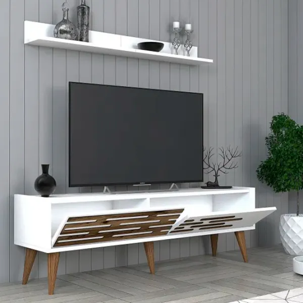 Комплекты ТВ-зона Trendy Valensiya 35 см x 45 см x 140 см / Белый photo 4