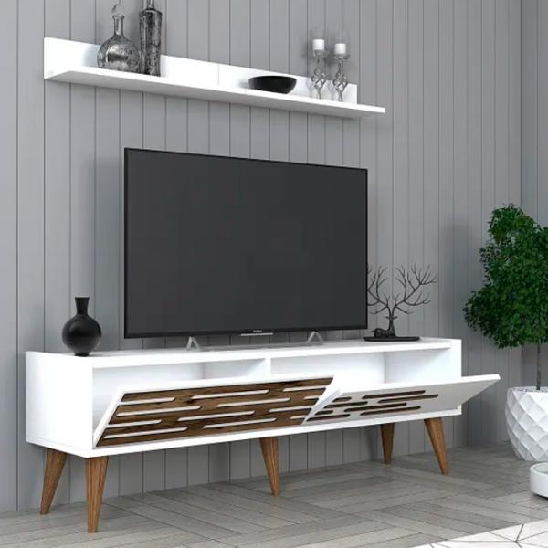 Комплекты ТВ-зона Trendy Valensiya 35 см x 45 см x 140 см / Белый photo 4