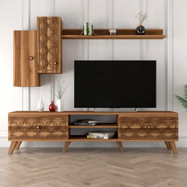 Seturi zona TV Trendy Clasa S 44 cm x 35 cm x 180 cm / Brown photo 2