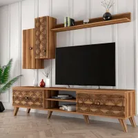 Комплекты ТВ-зона Trendy Clasa S 44 см x 35 см x 180 см / Коричневый photo 3