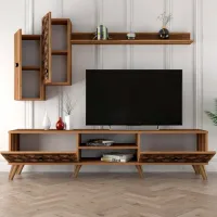 Комплекты ТВ-зона Trendy Clasa S 44 см x 35 см x 180 см / Коричневый photo 4