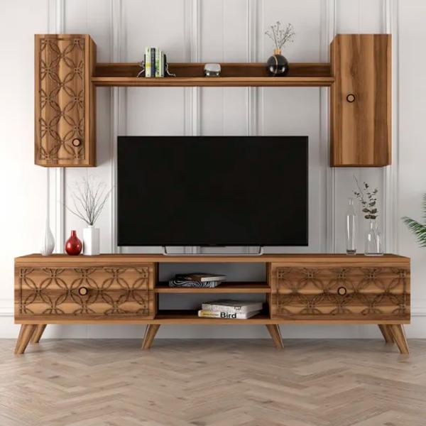 Seturi zona TV Trendy Clasa S 44 cm x 35 cm x 180 cm / Brown photo 5