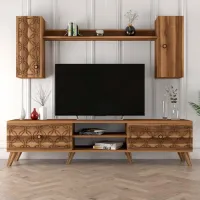 Комплекты ТВ-зона Trendy Clasa S 44 см x 35 см x 180 см / Коричневый photo 5