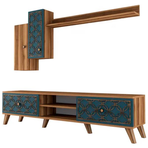 Комплекты ТВ-зона Trendy Clasa S 44 см x 35 см x 180 см / Коричневый photo 1