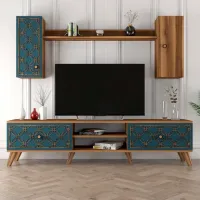 Seturi zona TV Trendy Clasa S 44 cm x 35 cm x 180 cm / Brown photo 5