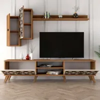 Комплекты ТВ-зона Trendy Clasa S 44 см x 35 см x 180 см / Коричневый photo 4