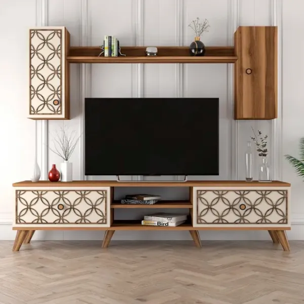 Комплекты ТВ-зона Trendy Clasa S 44 см x 35 см x 180 см / Коричневый photo 5