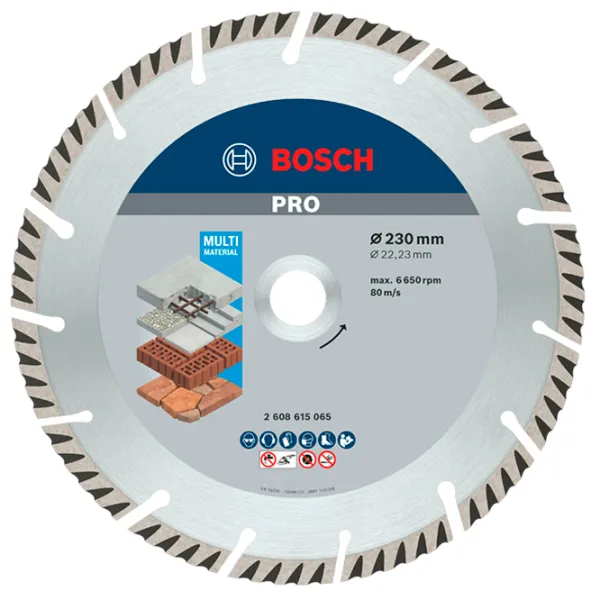 Алмазный отрезной диск Bosch 2608615065  photo 1