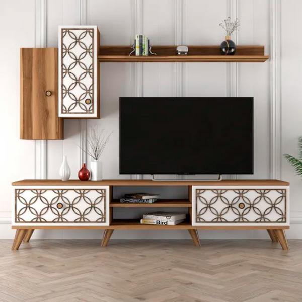 Комплекты ТВ-зона Trendy Clasa S 44 см x 35 см x 180 см / Коричневый photo 2