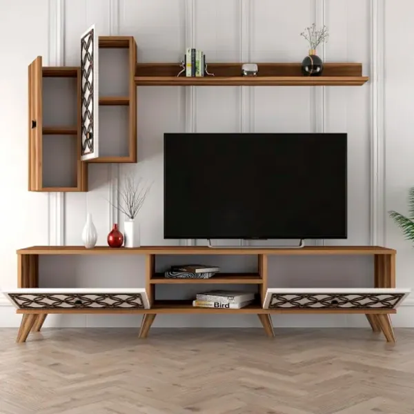 Комплекты ТВ-зона Trendy Clasa S 44 см x 35 см x 180 см / Коричневый photo 4