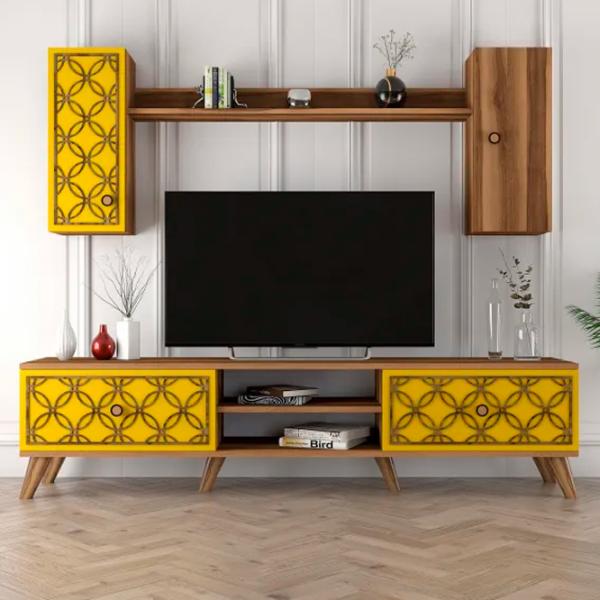 Seturi zona TV Trendy Clasa S 44 cm x 35 cm x 180 cm / Brown photo 5