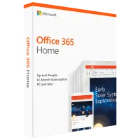 Suită de programe Microsoft Office 365 Home Eng X86/X64 6 PC / Card