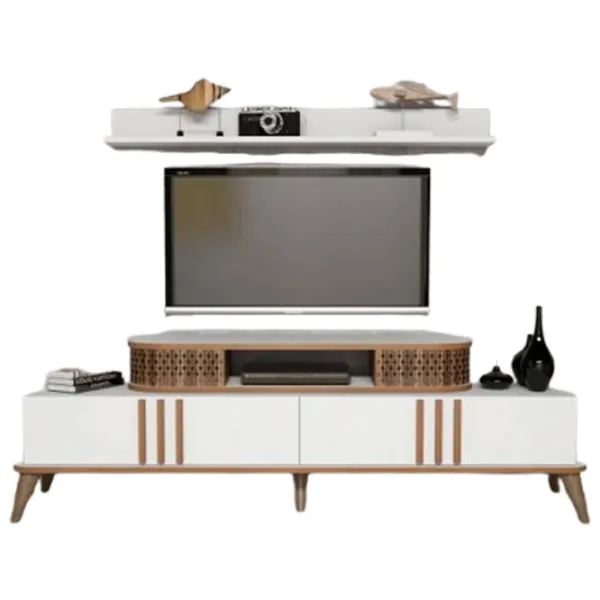 Seturi zona TV Trendy Eylul 51.6 cm x 39 cm x 168 cm / White photo 1