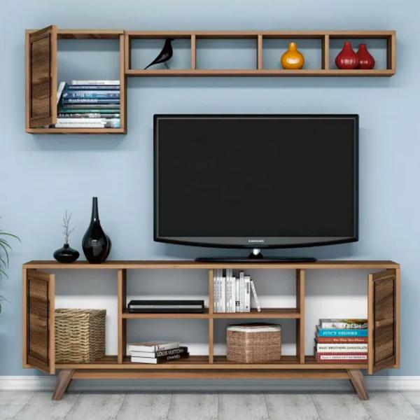 Комплекты ТВ-зона Trendy Ayla 56.2 см x 35 см x 160 см / Коричневый photo 3