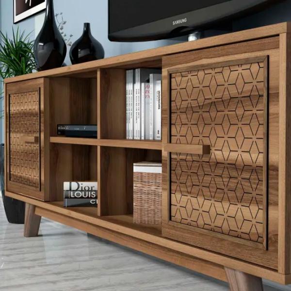 Комплекты ТВ-зона Trendy Ayla 56.2 см x 35 см x 160 см / Коричневый photo 5