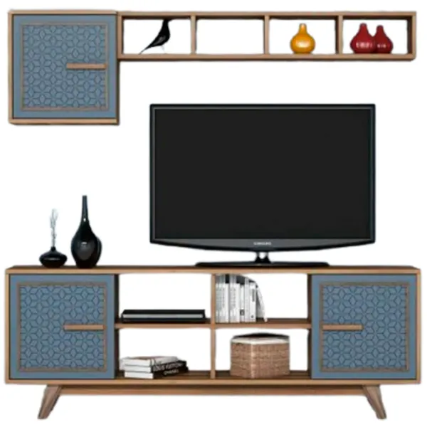 Seturi zona TV Trendy Ayla 56.2 cm x 35 cm x 160 cm / Brown photo 1