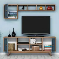 Seturi zona TV Trendy Ayla 56.2 cm x 35 cm x 160 cm / Brown photo 3