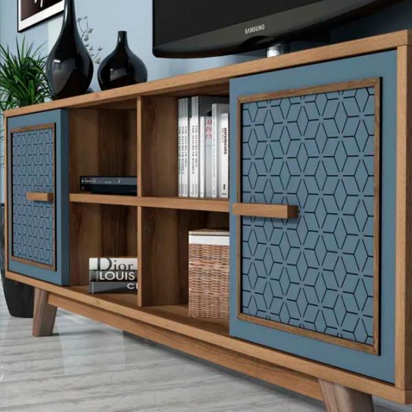 Seturi zona TV Trendy Ayla 56.2 cm x 35 cm x 160 cm / Brown photo 5