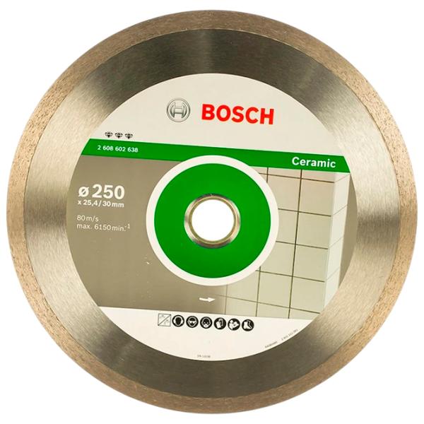 Диск алмазный сплошной Bosch 2608602638  photo 1
