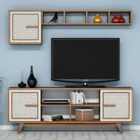 Seturi zona TV Trendy Ayla 56.2 cm x 35 cm x 160 cm / Brown photo 2