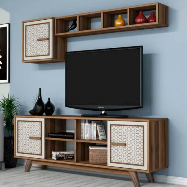 Комплекты ТВ-зона Trendy Ayla 56.2 см x 35 см x 160 см / Коричневый photo 3