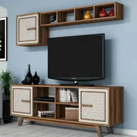 Seturi zona TV Trendy Ayla 56.2 cm x 35 cm x 160 cm / Brown photo 3