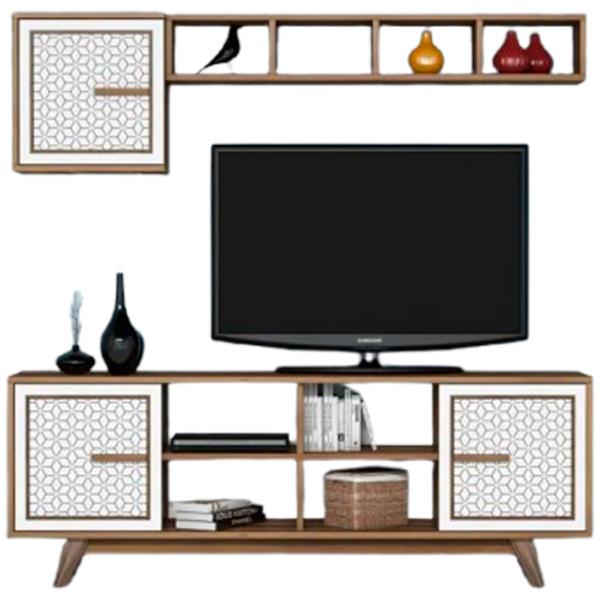 Комплекты ТВ-зона Trendy Ayla 56.2 см x 35 см x 160 см / Коричневый photo 1