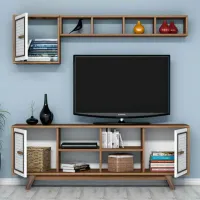 Seturi zona TV Trendy Ayla 56.2 cm x 35 cm x 160 cm / Brown photo 3