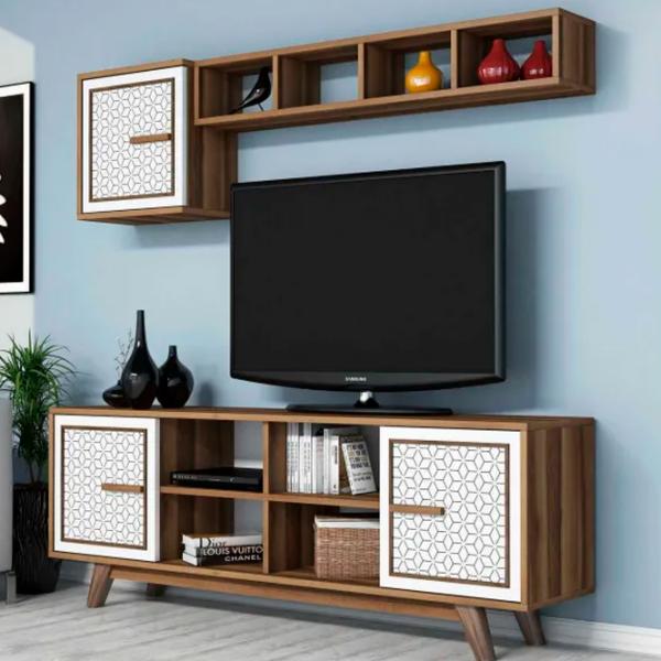 Комплекты ТВ-зона Trendy Ayla 56.2 см x 35 см x 160 см / Коричневый photo 4