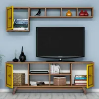 Комплекты ТВ-зона Trendy Ayla 56.2 см x 35 см x 160 см / Коричневый photo 3