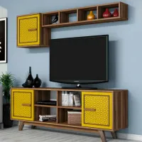 Комплекты ТВ-зона Trendy Ayla 56.2 см x 35 см x 160 см / Коричневый photo 4
