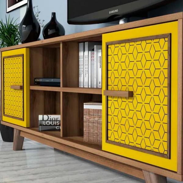 Seturi zona TV Trendy Ayla 56.2 cm x 35 cm x 160 cm / Brown photo 5